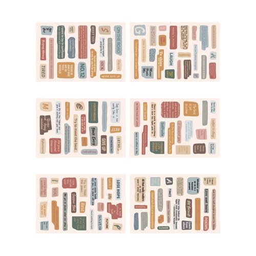 Kreativer Retro Wasserdichtes Haustier Brief Aufkleber Dekorative Abziehbild Für Handbücher Und Sammelalbbücher Brief Design von Gramigg