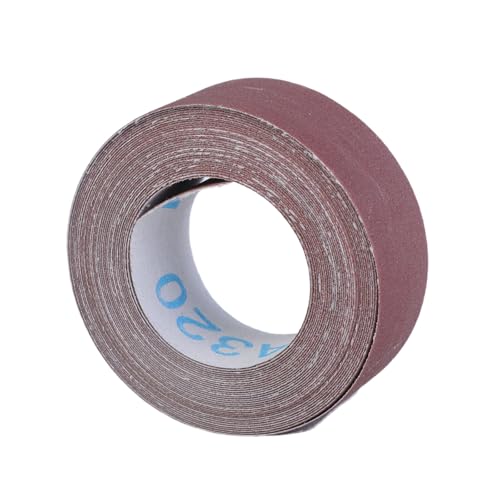 Langlebige Schleifpapierrolle zum Entfernen von Rost und Oberflächen, Nachbearbeitung, Schleifpapierrolle, breite Anwendung, 25 mm x 6 m von Gramigg