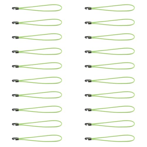 Mehrzweck-Gummibänder, 10 cm, 20 Stück, Gummihaken für Planen, Spannen von Bannern, Netz, Campingzubehör, Gummispanner von Gramigg