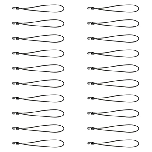Mehrzweck-Gummibänder, 10 cm, 20 Stück, Gummihaken für Planen, Spannen von Bannern, Netz, Campingzubehör, Gummispanner von Gramigg