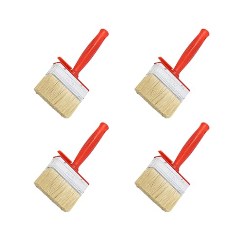 Packung Mit 4 Professionellen Wandfarben Pinsel Für Lösungsmittelbasisbeschichtungen Stabiles Holzöl Mit Stabilem Kunststoffgriff Lösungsmittelfarben Pinsel Packung Mit 4 Professionellen Wandfarben Pinsel Für Lösungsmittelbasisbeschichtungen Stabiles Holzöl Mit Stabilem Kunststoffgriff Lösungsmittelfarben Pinsel von Gramigg