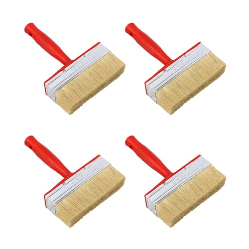 Packung Mit 4 Professionellen Wandfarben Pinsel Für Lösungsmittelbasisbeschichtungen Stabiles Holzöl Mit Stabilem Kunststoffgriff Lösungsmittelfarben Pinsel Packung Mit 4 Professionellen Wandfarben Pinsel Für Lösungsmittelbasisbeschichtungen Stabiles Holzöl Mit Stabilem Kunststoffgriff Lösungsmittelfarben Pinsel von Gramigg
