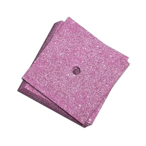 Packung mit 10 eleganten glitzernden Kartons für Abschlussfeiern, Basteldekorationen, Hutverzierungen, Bastelmaterialien Packung mit 10 eleganten glitzernden Kartons für Abschlussfeiern, Basteldekorationen, Hutverzierungen, Bastelmaterialien von Gramigg