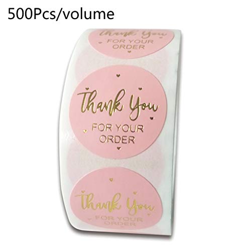 Runde Siegelaufkleber, 500 Stück/Rolle, Danke für Ihre Bestellung, Aufkleber, Verpackungsetikett, Etikett für kleine Unternehmen, Etikettenaufkleber, klein, transparent, quadratisch Runde Siegelaufkleber, 500 Stück/Rolle, Danke für Ihre Bestellung, Aufkleber, Verpackungsetikett, Etikett für kleine Unternehmen, Etikettenaufkleber, klein, transparent, quadratisch von Gramigg