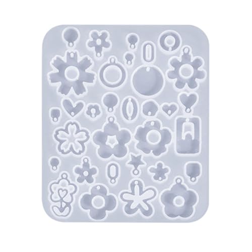 Silikon-Werkzeuge/Blumenförmige Ohrring-Epoxid-Form, handgefertigte Ohrring-Anhänger-Form für Bastler, Schmuckherstellungswerkzeug von Gramigg