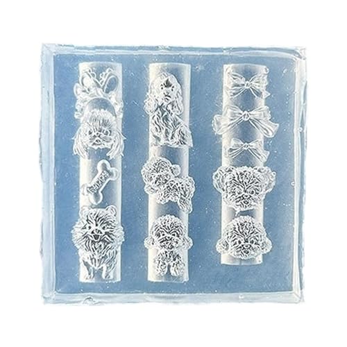 Silikonform für Nägel, Nägel, Dekorationen, Kristall, Epoxidharz, Schnitzformen, Verzierungen, Dekoration, Nagelanhänger Silikonform für Nägel, Nägel, Dekorationen, Kristall, Epoxidharz, Schnitzformen, Verzierungen, Dekoration, Nagelanhänger von Gramigg