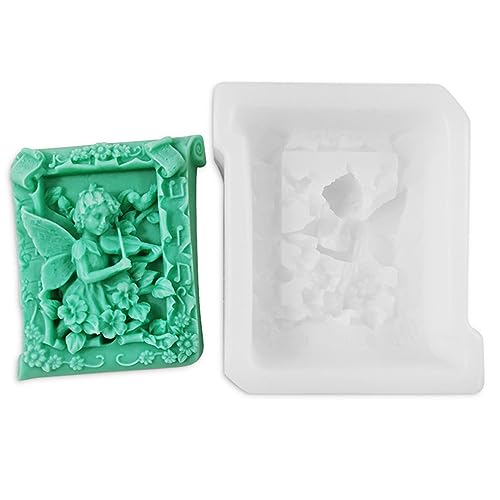 Silikonform in Feenform für Süßigkeiten, Seife, Desserts, Schokolade, 19 Stile, Silikon-Seifenformen für Seifenherstellung mit Design von Gramigg