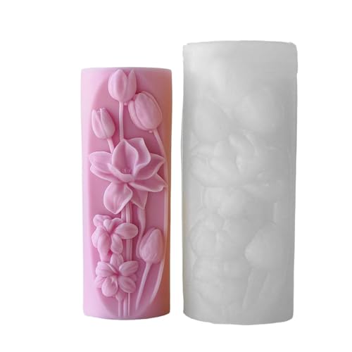 Silikonformen für Blumen, Säulen, Epoxidharz, handgefertigte Gießformen, Blume, Zylinder, Pflaster, Formen Silikonformen für Blumen, Säulen, Epoxidharz, handgefertigte Gießformen, Blume, Zylinder, Pflaster, Formen von Gramigg