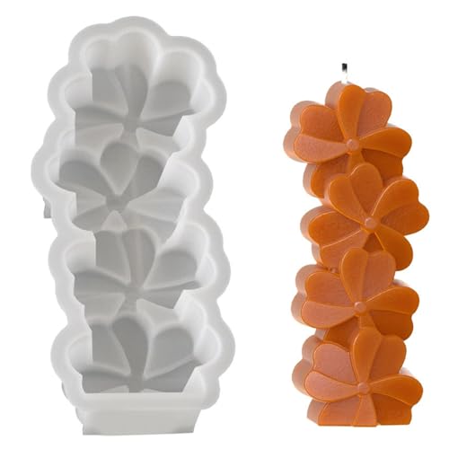 Stapelbare Blumenformen, Gießformen, 3D-Stapelherz, Silikon, Ornament, Gips, Epoxidharz-Formen Stapelbare Blumenformen, Gießformen, 3D-Stapelherz, Silikon, Ornament, Gips, Epoxidharz-Formen von Gramigg