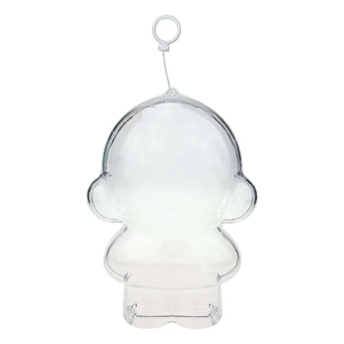 Transparente Acryl-Vitrine für 15,2 cm hohe Plüschpuppe, Stofftierfiguren, Schutzhüllen, transparente Tragetasche mit Kette, Acryl-Aufbewahrungsbox für Plüschtiere Transparente Acryl-Vitrine für 15,2 cm hohe Plüschpuppe, Stofftierfiguren, Schutzhüllen, transparente Tragetasche mit Kette, Acryl-Aufbewahrungsbox für Plüschtiere von Gramigg