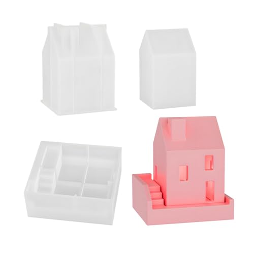 Vielseitige Haus-Silikonform für handgefertigte Seifen, Backen und kreative Familien-Bonding-Projekte, kreative Wohndekorationen, Silikonform Vielseitige Haus-Silikonform für handgefertigte Seifen, Backen und kreative Familien-Bonding-Projekte, kreative Wohndekorationen, Silikonform von Gramigg