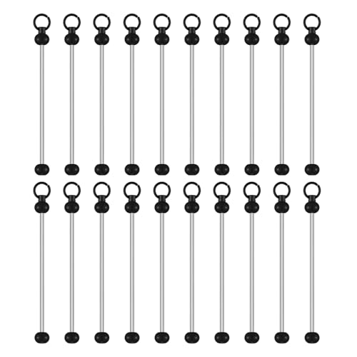 Vielseitiges Schmuck-Bastelset mit 30 Augenketten-Clips, Anhänger mit Binderingen, Zubehör zum Basteln und für Schlüsselanhänger-Outfits von Gramigg