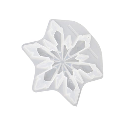 Weihnachtsbaumschmuck, Epoxidharz, Schneeflocke, hängende Anhänger, Antihaft-Silikonform für Schmuckherstellung, Epoxidharz, Charm-Form Weihnachtsbaumschmuck, Epoxidharz, Schneeflocke, hängende Anhänger, Antihaft-Silikonform für Schmuckherstellung, Epoxidharz, Charm-Form von Gramigg