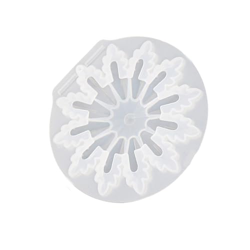 Weihnachtsbaumschmuck, Epoxidharz, Schneeflocke, hängende Anhänger, Antihaft-Silikonform für Schmuckherstellung, Epoxidharz, Charm-Form Weihnachtsbaumschmuck, Epoxidharz, Schneeflocke, hängende Anhänger, Antihaft-Silikonform für Schmuckherstellung, Epoxidharz, Charm-Form von Gramigg