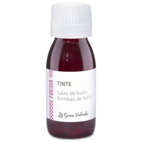 Fuchsia-Farbstoff für Badesalze und Badebomben | Intensiver, lebendiger und eleganter flüssiger Farbstoff von Gran Velada