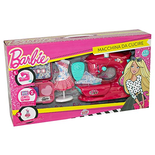 Grandi Giochi Barbie GG00530 Nähmaschine, Mädchen 6+, Rosa, one size Grandi Giochi Barbie GG00530 Nähmaschine, Mädchen 6+, Rosa, one size von Grandi Giochi