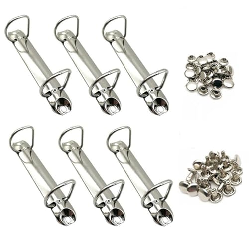 D-Ring-Mechanismus,Granmagazz 6 Stück D-förmiger Metallclip 2 Ring Bindemittel Ersatz,2 Ring Bindemittel Ersatz,Metall-Clip-Ringbuch für Papieraufbewahrung,Planer,Ordner,Zubehör D-Ring-Mechanismus,Granmagazz 6 Stück D-förmiger Metallclip 2 Ring Bindemittel Ersatz,2 Ring Bindemittel Ersatz,Metall-Clip-Ringbuch für Papieraufbewahrung,Planer,Ordner,Zubehör von Granmagazz