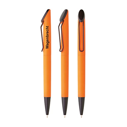 200 orangene Kugelschreiber ARESTA Werbekugelschreiber mit Druck Werbung Logo 1-farbig 200 orangene Kugelschreiber ARESTA Werbekugelschreiber mit Druck Werbung Logo 1-farbig von Grant
