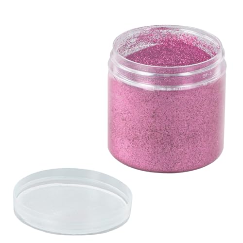 Rosa Glitzerpulver, Glitzer-Pulver zum Basteln, Schimmernder Glitzerpuder, Rosa Glitter Fine, 0.2mm Fine Glitzerpulver, 100 g/3,53 oz Feiner Rosaglitzer, Basteln Glitzerpuder für Haare Face Rosa Glitzerpulver, Glitzer-Pulver zum Basteln, Schimmernder Glitzerpuder, Rosa Glitter Fine, 0.2mm Fine Glitzerpulver, 100 g/3,53 oz Feiner Rosaglitzer, Basteln Glitzerpuder für Haare Face von Granvoo