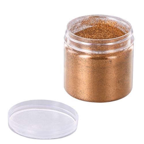 Roségold Glitzerpulver, Glitzer-Pulver zum Basteln, Schimmernder Glitzerpuder, Roségold Glitter Fine, 0.2mm Fine Glitzerpulver, 100 g/3,53 oz Feiner Roségoldglitzer, Basteln Glitzerpuder für Face Roségold Glitzerpulver, Glitzer-Pulver zum Basteln, Schimmernder Glitzerpuder, Roségold Glitter Fine, 0.2mm Fine Glitzerpulver, 100 g/3,53 oz Feiner Roségoldglitzer, Basteln Glitzerpuder für Face von Granvoo