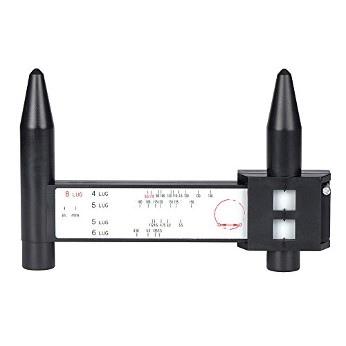 Graootoly Gauge Lineal Felge Auto Rad Muster Messlehre Werkzeug Loch 4 5 6 8 Lug von Graootoly