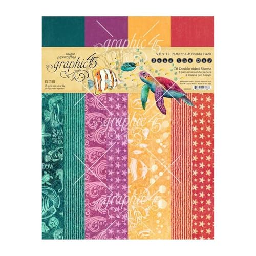 Seas The Day 8,5 x 11 Muster & Feststoffe Packung Seas The Day 8,5 x 11 Muster & Feststoffe Packung von Graphic 45