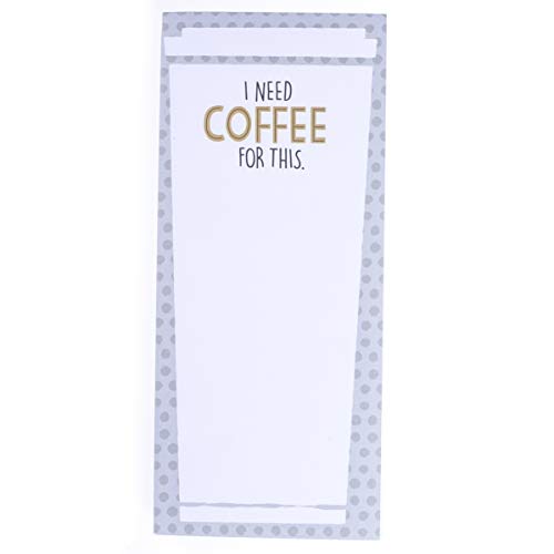 Graphique Magnetischer Notizblock: I Need Coffee For This-Einkaufsliste, lustig-dekorative To-Do-Liste, perfektes Geschenk zum Einzug, 100 Blatt zum Abreißen, ca. 10,2 x 23,5 x 1,2 cm Graphique Magnetischer Notizblock: I Need Coffee For This-Einkaufsliste, lustig-dekorative To-Do-Liste, perfektes Geschenk zum Einzug, 100 Blatt zum Abreißen, ca. 10,2 x 23,5 x 1,2 cm von Graphique