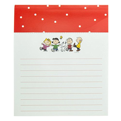 Graphique Peanuts Gang Notizblock mit 250 reißbaren linierten Seiten mit niedlichem Snoopy- und Gang-Design, ideal für Küchentheken, Nachttische, Schreibtische und mehr, 11,4 x 14 x 2,5 cm von Graphique