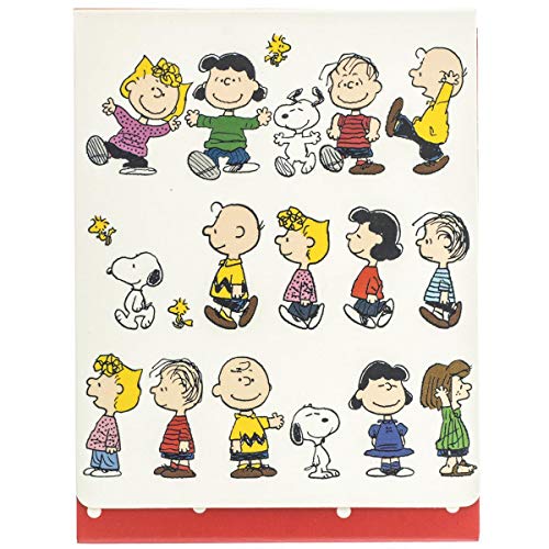 Graphique Peanuts Gang Pocket Notes – Taschennotizbuch mit Snoopy auf Schreibmaschinenkarten-Design und passender magnetischer Deckelhülle, 75 farbige Seiten, 7,6 x 10,2 cm von Graphique