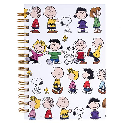 Graphique Peanuts Gang Tagebuch mit Charles Shultz's Beloved Peanuts Charakteren, lustiges, langlebiges Notizbuch für Notizen, Listen, Rezepte und mehr, 160 linierte Seiten, 15,9 x 21 x 2,5 cm von Graphique