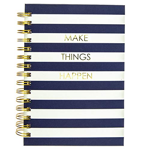 Hard Bound Journal: Make Things Happen - Hardcover-Notizbuch mit stabiler Ringbindung: Lass Dinge geschehen: Unser langlebiges Notizbuch für den täglichen Schreibbedarf von Graphique