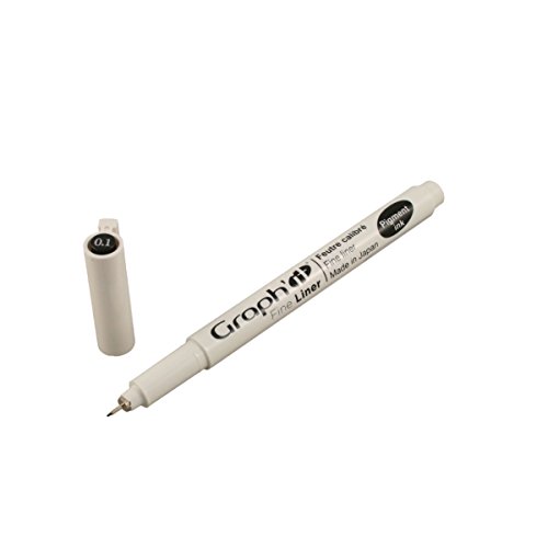 Graphit Fine Liner Marker Pen Black 0.1mm Tip von GRAPH'IT