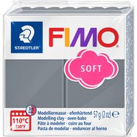 FIMO soft "Basisfarben" - Stormy Grey von Grau