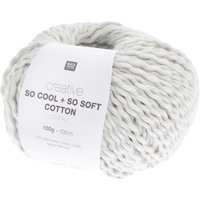 Rico Design Creative So Cool + So Soft Cotton Chunky - Silbergrau von Grau