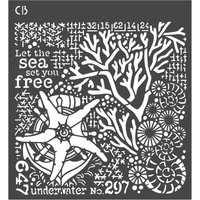 Schablone "Coral Reef - Underwater" von Ciao Bella