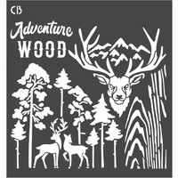 Schablone "Deers" von Ciao Bella