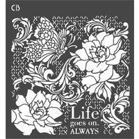 Schablone "Ethereal - Life goes on" von Ciao Bella
