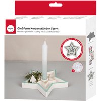 Silikon Gießform "Kerzenständer" inkl. Einleger - Stern Silikon Gießform "Kerzenständer" inkl. Einleger - Stern von Rayher
