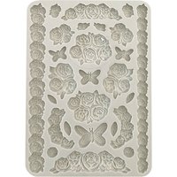 Silikon Gießform "Shabby Rose - Roses & Butterfly" Silikon Gießform "Shabby Rose - Roses & Butterfly" von Stamperia