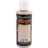 Stamperia "Allegro Acrylic" - Turtle Dove von Grau