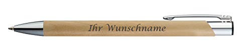 Holz-Kugelschreiber aus Bambus mit Gravur Holz-Kugelschreiber aus Bambus mit Gravur von Gravur by Livepac Office