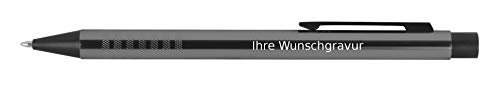 Kugelschreiber aus Metall mit Gravur / Farbe: anthrazit von Gravur by Livepac Office