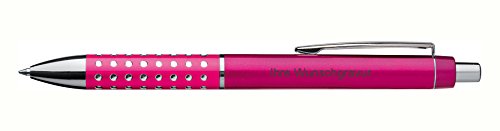 Kugelschreiber mit Gravur / "Glitzer" / Farbe: pink von Gravur by Livepac Office