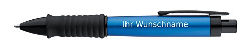 Kugelschreiber mit Gravur / aus Aluminium / Farbe: metallic blau von Gravur by Livepac Office