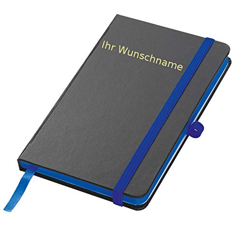 Notizbuch mit Gravur / DIN A6 / 160 S. / liniert / PU Hardcover / Farbe: blau Notizbuch mit Gravur / DIN A6 / 160 S. / liniert / PU Hardcover / Farbe: blau von Gravur by Livepac Office