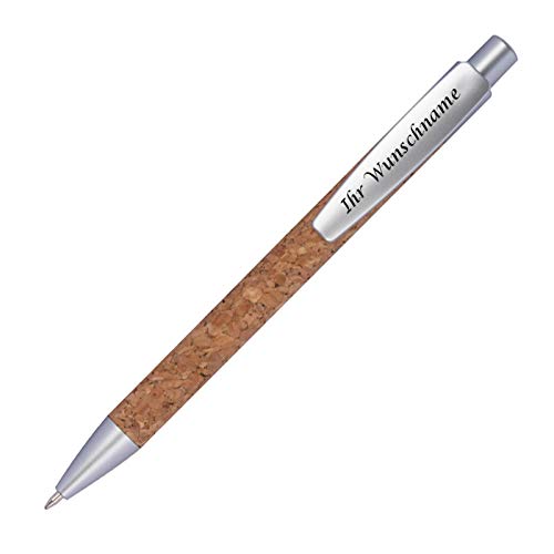 10 Kugelschreiber aus Kork mit Gravur von Gravur by LivepacOffice