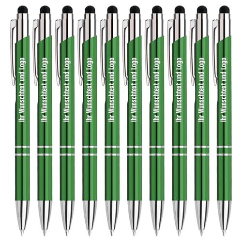 Gravurmaster 40 Stück Kugelschreiber mit Touchpen personalisierter Kugelschreiber mit Gravur Druckkugelschreiber Set, Druckkugelschreiber mit Wunschtext & Logo, Für Business, Büro, Schule unw. Gravurmaster 40 Stück Kugelschreiber mit Touchpen personalisierter Kugelschreiber mit Gravur Druckkugelschreiber Set, Druckkugelschreiber mit Wunschtext & Logo, Für Business, Büro, Schule unw. von Gravurmaster