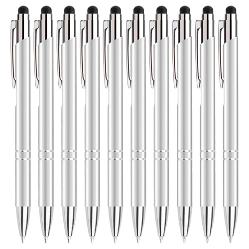 Gravurmaster 50 Stück Kugelschreiber mit Touchpen personalisierter Kugelschreiber mit Gravur Druckkugelschreiber Set, Druckkugelschreiber mit Wunschtext & Logo, Für Business, Büro, Schule unw. Gravurmaster 50 Stück Kugelschreiber mit Touchpen personalisierter Kugelschreiber mit Gravur Druckkugelschreiber Set, Druckkugelschreiber mit Wunschtext & Logo, Für Business, Büro, Schule unw. von Gravurmaster
