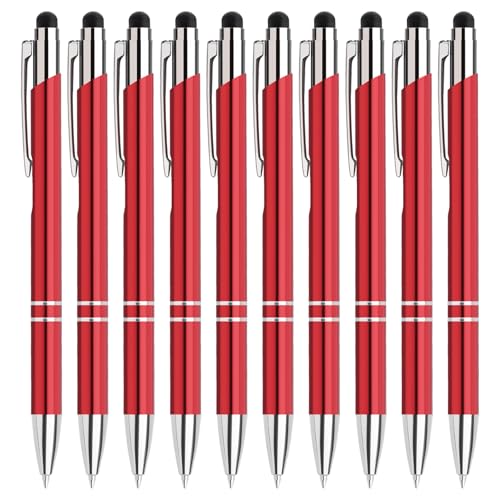 Gravurmaster 50 Stück Kugelschreiber mit Touchpen personalisierter Kugelschreiber mit Gravur Druckkugelschreiber Set, Druckkugelschreiber mit Wunschtext & Logo, Für Business, Büro, Schule unw. Gravurmaster 50 Stück Kugelschreiber mit Touchpen personalisierter Kugelschreiber mit Gravur Druckkugelschreiber Set, Druckkugelschreiber mit Wunschtext & Logo, Für Business, Büro, Schule unw. von Gravurmaster