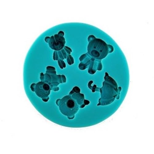Graziano Backform Teddybär - 5 Formen - 200 g Graziano Backform Teddybär - 5 Formen - 200 g von Graziano